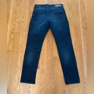 Calvin Klein Blue Slim Jeans with Faded Indigo Wash